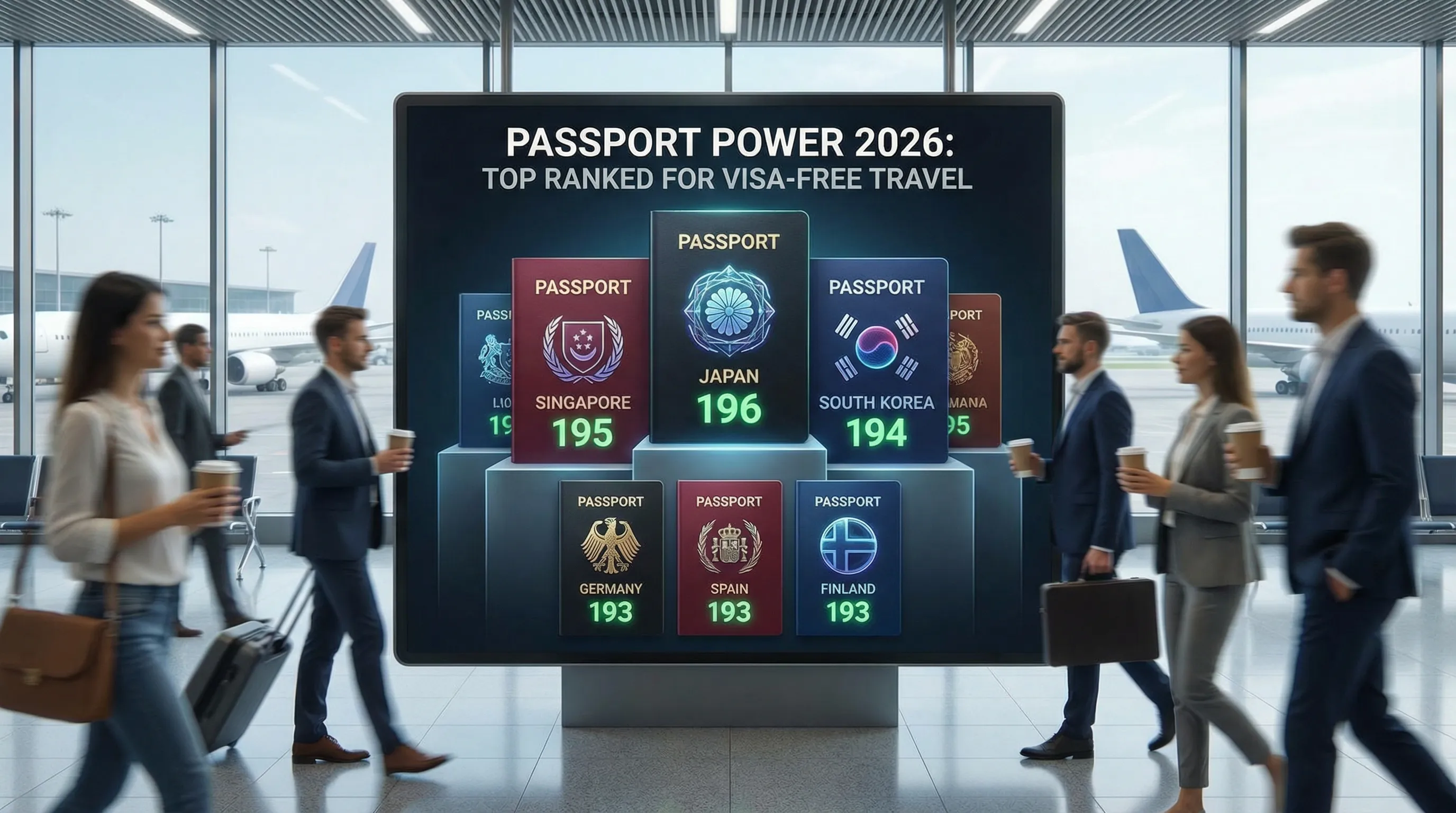 10 Passports With the Most Visa-Free Countries in 2026